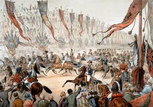 Entry of Queen Victoria of England in Paris in the presence of Napoleon III, August 18 by Unknown artist