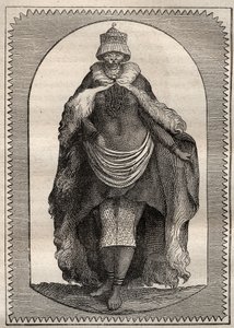 Expedition to the interior of the lands of South Africa (1775) by Anders Sparrman (1748-1820): a hottentote (woman Khoikhoi) - illustration taken from The Great Mariners of the 18th century by Unknown artist