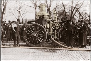 Fire pump of the New York Fire Brigade by Unknown artist