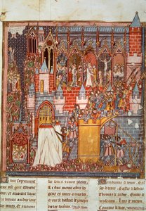 First Crusade: The Siege and Capture of Jerusalem by the Crusaders Led by Godefroy de Bouillon in 1099
