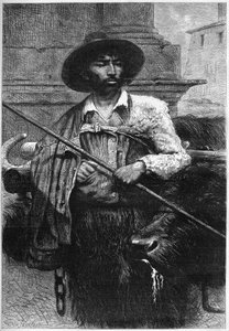 Former farmer: buffalo driver (buffalo breeding for mozzarella) by Unknown artist