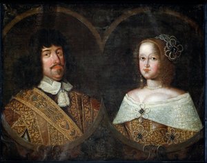 Frederick III of Denmark and his wife Sofia Amalia of Brunswick-Lyneburg by Unknown artist
