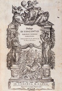 Frontispiece from Dialogo della musica antica e della moderna by Vincenzo Galilei by Unknown artist