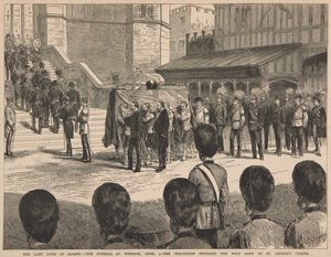 Funeral of the Duke of Albany by Unknown artist