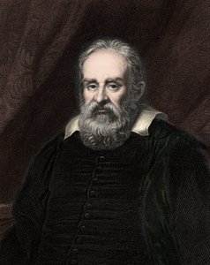 Galileo Galilei (1564-1642) - engraving - 19th century by Unknown artist