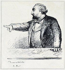 Gambetta Delivering His Speech on Amnesty by Unknown artist