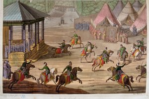 Game of the jirid in the Ottoman Empire - in 