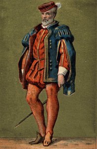 Gaspard de Coligny (1519-1572), Admiral of France. by Unknown artist