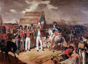 General Antonio Lopez de Santa Anna During the Battle Against the Spanish in Tampico
