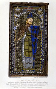 Geoffroy Plantagenet - enamel by Unknown artist