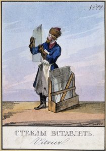 Glazier in the 19th century