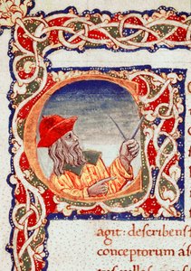 Greek Astronomer Claudius Ptolemaeus Using a Compass by Unknown artist