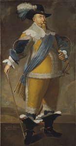 Portrait of King Gustav II Adolf of Sweden (1594-1632) by Unknown artist