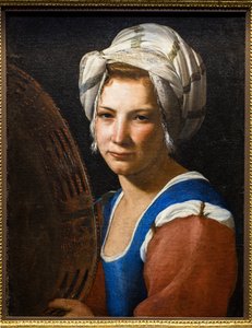 Gypsy with Tambourine by Unknown artist