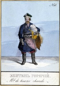 Herbal tea dealer in Russia in the 19th century by Unknown artist