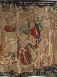 History of Saint Piat and Saint Eleuthère, Scene 3: Saint Piat is sent to Tournai for preaching faith by Unknown artist