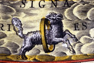 Horoscope: sign of the zodiac, Aries. by Unknown artist