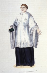 Hospitaller of the Military and Religious Order of the Holy Spirit (Order of the Holy Spirit) founded by Henry III in 1578. by Unknown artist