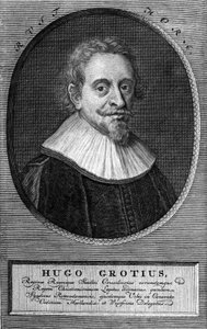 Hugo Grotius (1583-1645) (Huig de Groot), Dutch lawyer and diplomat. by Unknown artist