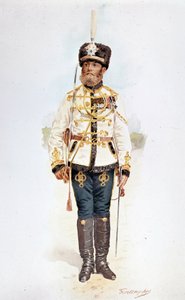 Hussar of the Russian Guard under Nicholas II by Unknown artist