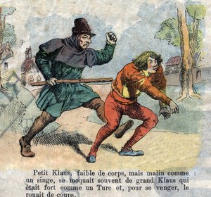 Illustration of the late 19th century for the tale by Hans Christian Andersen (1805-1875) 