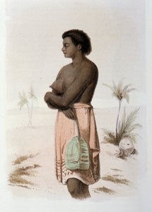 Indigenous Tonga of Oceania - in “First Swedish Circumnavigation” by Skogman Carl Johan Alfred, ed. Stockholm, Adolf Bonnier
