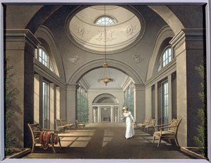 Interior of the Aviary in the Pavlovsk Palace by Unknown artist
