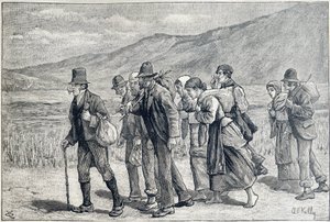 Ireland: seasonal workers for harvest by Unknown artist