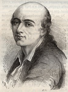 Jean-Claude Delametherie, French naturalist, mineralogist and paleontologist by Unknown artist