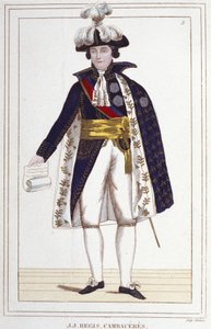 Portrait of Jean Jacques Régis de Cambacérès, French Lawyer and Politician (engraving from 1830) by Unknown artist