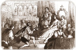 Jean Nicot Presenting the Tobacco Plant to Catherine de