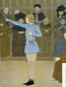 Joan of Arc swore at her trial - by Maurice Boutet de Monvel by Unknown artist