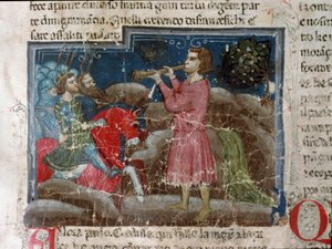 Julius Caesar addresses his warriors (detail) by Unknown artist