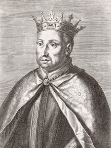 King Afonso II of Portugal. Portrait