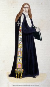 Knight of the Order of Malta in Engraving Coat 19th century by Unknown artist
