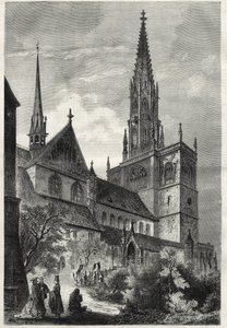 Konstanz Minster or Konstanz Cathedral - Germany - Notre-Dame Cathedral of Constance - 1868
