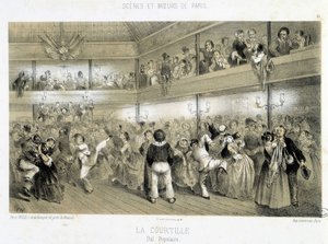 La Courtille: Folk Ball - 19th Century by Unknown artist