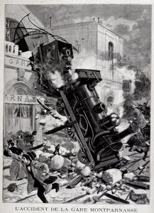 The accident at Montparnasse Station in Paris - in 