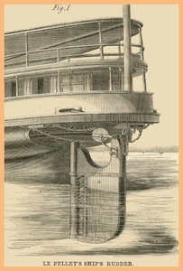Le Pelleys Ship Rudder by Unknown Artist