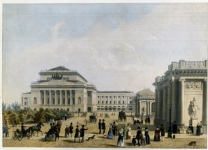 The Alexander Theatre in Saint Petersburg by Unknown artist