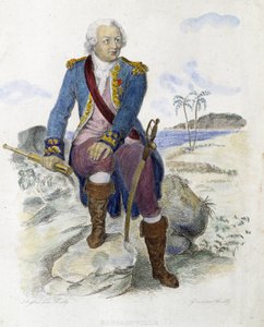 Louis Antoine, Count of Bougainville (1729-1811), French Navigator - in Le Plutarque Français by Mennechet