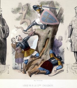 Louis VII the Young (1120-1180), Capetians Direct During the 2nd Crusade (1147-1149) by Unknown artist