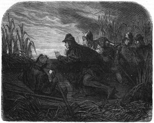 Louis XI pursued by an English ship on the Garonne (1453) by Unknown artist