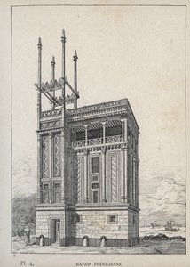Phoenician House, Universal Exhibition, Paris by Unknown artist