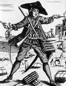 Mandrel weapon to teeth - engraving by Unknown artist