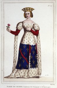 Marie de Berry. Countess of Clermont and Auvergne.