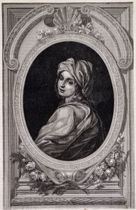 Medallion portrait of Papesse Jeanne - in “Histoire des popes” by Maurice Lachatre