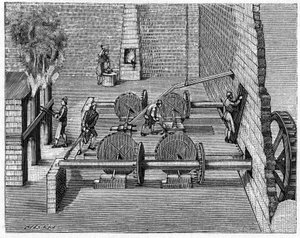 Metallurgy in the 18th century: a foundry train by Unknown artist