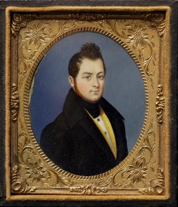 Miniature Portrait of Camillo Benso, Count of Cavour by Unknown artist