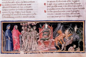 Minos judges the transgressions and dispatches the souls (song 5 of Hell, in the Divine Comedy)